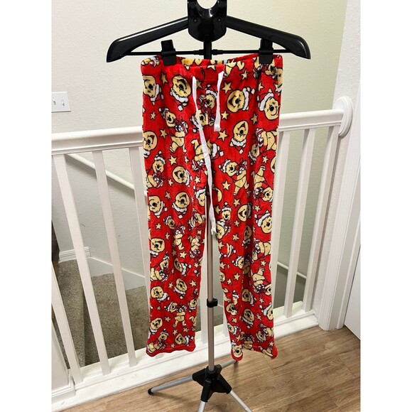 Winnie The Pooh Disney Christmas Pajama Pants Size Small - Picture 1 of 5